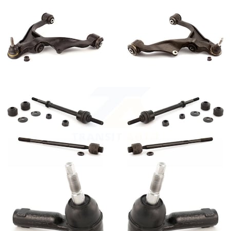 Tor Front Suspension Control Arm Ball Joint Tie Rod End Link Kit 8Pc For Dodge Ram 1500 4WD KTR-100427